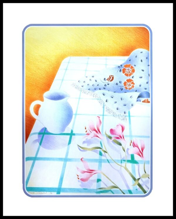 AK VH2365 Flowers & Napkin